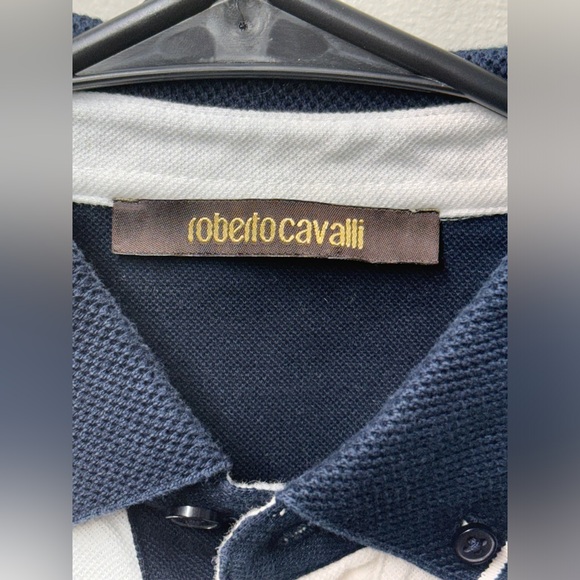 BLACK FRIDAY SALE | Roberto Cavalli Crest Polo Shirt - Picture 6 of 7